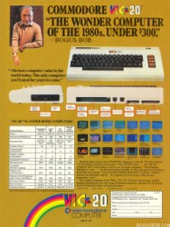  I was a Commodore VIC-20 spokesperson 